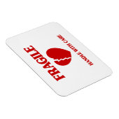 Fragile hartbehandeling met zorg magneet (Rechterzijde)