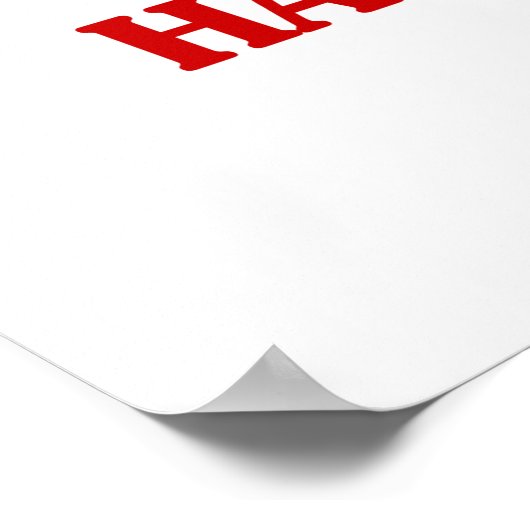 Fragile hartbehandeling met zorg poster (Hoek)