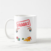 Fragile I Survived A Toddler Tantrum Funny Parent  Koffiemok (Links)