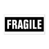 Fragile mailing rubberstempel (Afrduk)