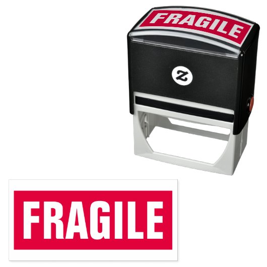 Fragile mailing  zelfinktende stempel (In situ)