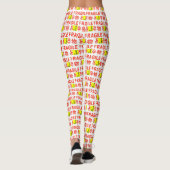 FRAGILE Marking met COOL Asian Characters Leggings (Achterkant)