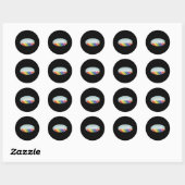 Fragile Masculinity-Sticker Ronde Sticker (Vel)