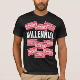 Fragile Millennium, handig met zorg T-shirt