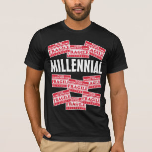 Fragile Millennium, handig met zorg T-shirt