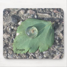 Fragile mousepad