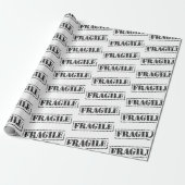 Fragile omslagpapier cadeaupapier (Uitgerold)