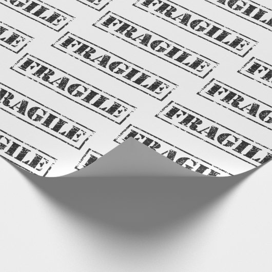 Fragile omslagpapier cadeaupapier (Hoek)
