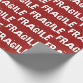 Fragile opvulpapier cadeaupapier (Hoek)