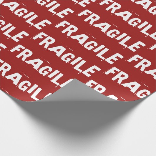 Fragile opvulpapier cadeaupapier (Hoek)