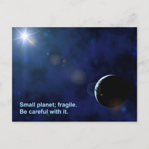 Fragile Planet Briefkaart