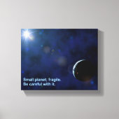 Fragile Planet Canvas Afdruk (Voorkant)