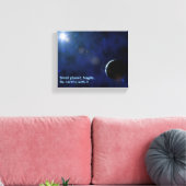 Fragile Planet Canvas Afdruk (Insitu (Woonkamer))