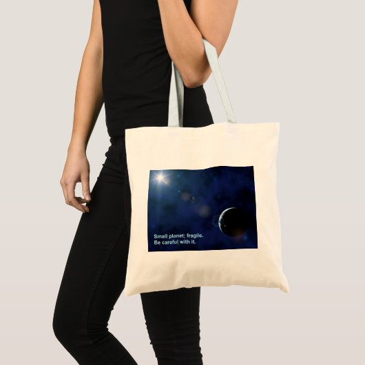 Fragile Planet Canvas tas (Voorkant (product))