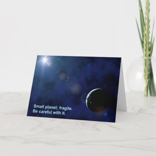 Fragile Planet Kaart (Voorkant)