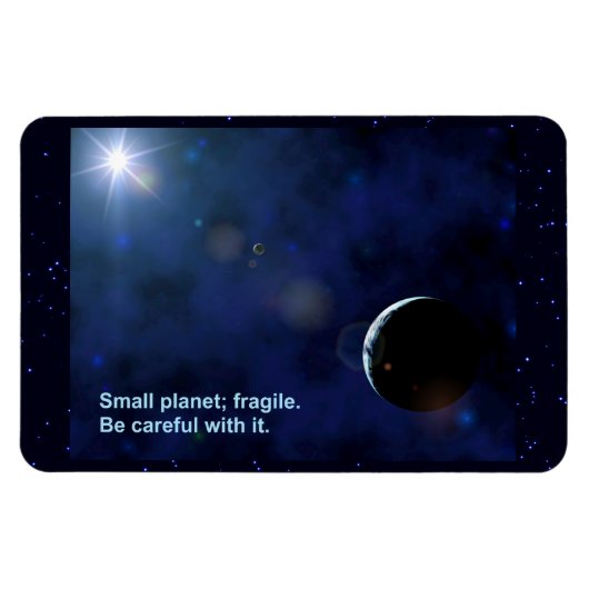 Fragile Planet Magneet (Horizontaal)