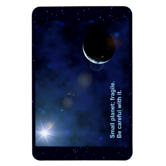 Fragile Planet Magneet (Verticaal)