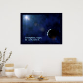Fragile Planet Poster (Keuken)