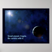 Fragile Planet Poster (Voorkant)