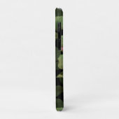 Fragile rozen. Floral patroon op zwart Case-Mate iPhone Case (Achterkant/links)