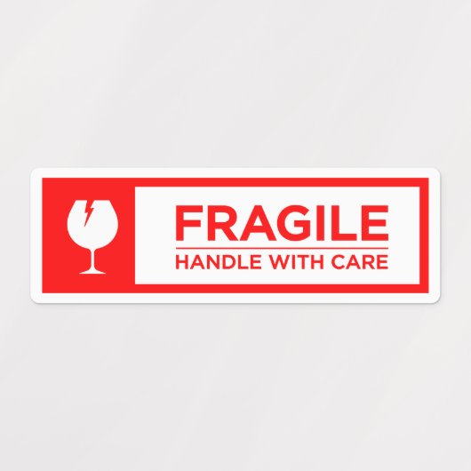 Fragile Stickers Handle with Care (Design 1)
