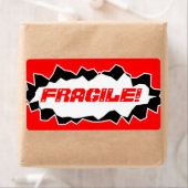 Fragile waarschuwing - verzendstickers etiket (Insitu)