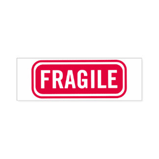 Fragile zelfinkend stempel