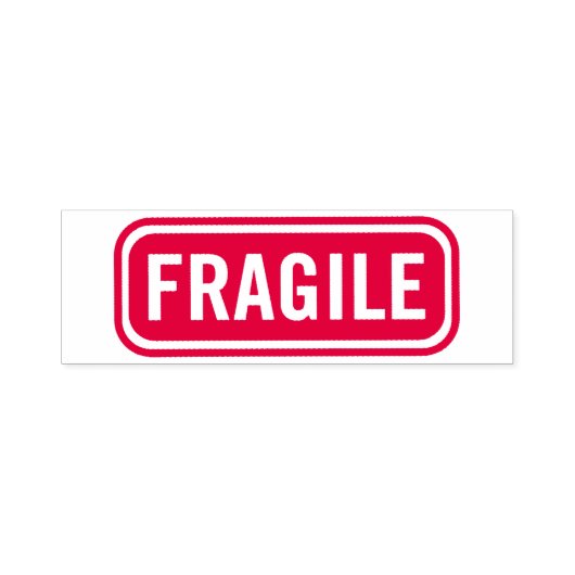 Fragile zelfinkend stempel (Design)