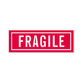 Fragile Zelfinktende Stempel (Design)