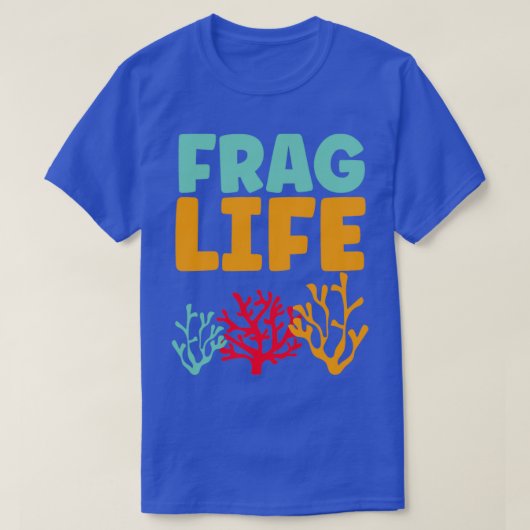Fraglife grappig koraalrif aquarium t-shirt (Design voorkant)