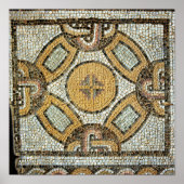 Fragment uit de vloer van de Roman Baths Poster (Voorkant)