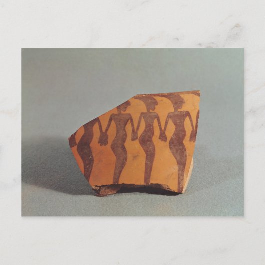 Fragment van aardewerk briefkaart (Voorkant)