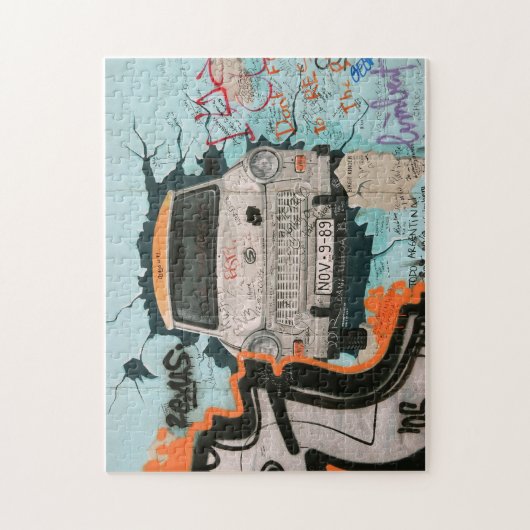 Fragment van de Berlijnse muur Legpuzzel (Verticaal)