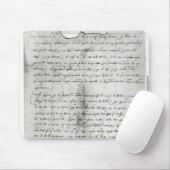 Fragment van de brief van Christopher Muismat (Met muis)