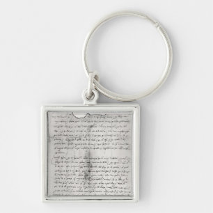 Fragment van de brief van Christopher Sleutelhanger