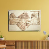 Fragment van een afbeelding van een mediaan bijriv canvas afdruk (Insitu (Woonkamer))