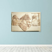 Fragment van een afbeelding van een mediaan bijriv canvas afdruk (Insitu (Houten vloer))