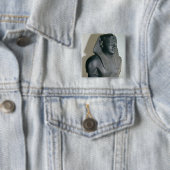 Fragment van een Egyptisch standbeeld van Ptolemy Vierkante Button 5,1 Cm (In situ)