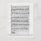 Fragment van een gedicht briefkaart (Voorkant)