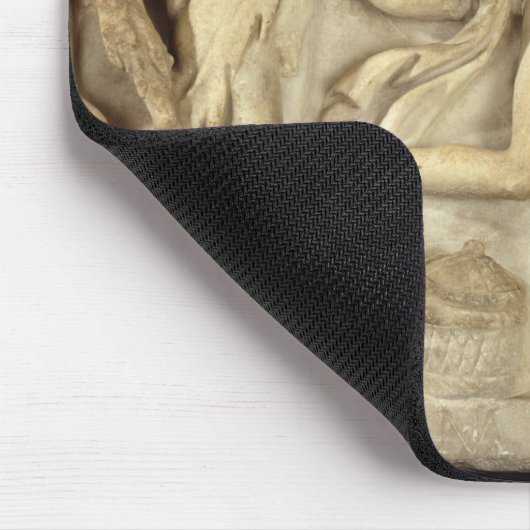 Fragment van een sarcofaag muismat (Hoek)