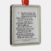 Fragment van het Divina Commedia van Dante Metalen Ornament (Rechts)