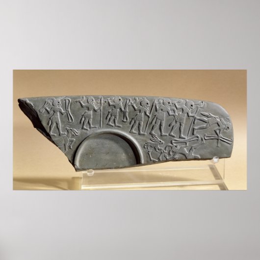 Fragment van het jagers palet poster (Voorkant)