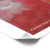 "Fragment van Maskengel", Glossy Poster (Hoek)