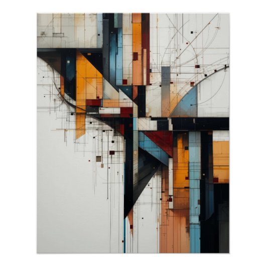 Fragmented City Perfect Poster (Voorkant)