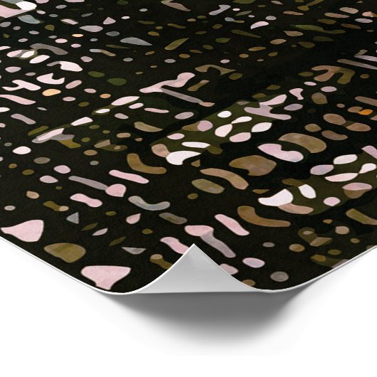 Fragmented Identity – Kleurrijke Abstracte Thread  Poster (Hoek)