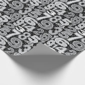 FRagmented Number Pattern Cadeaupapier (Hoek)