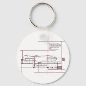 Fragmented Reality – Architectural Expression Sleutelhanger (Voorkant)