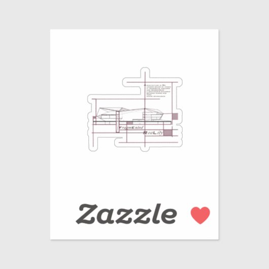 Fragmented Reality – Architectural Expression Sticker (Vel)