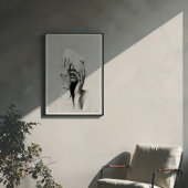 Fragmented Silence – Surrealistisch gebarsten port Poster