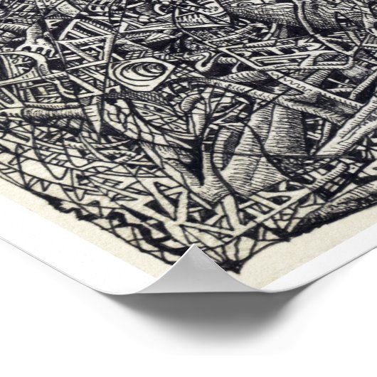 Fragmented, van Brian Benson Poster (Hoek)